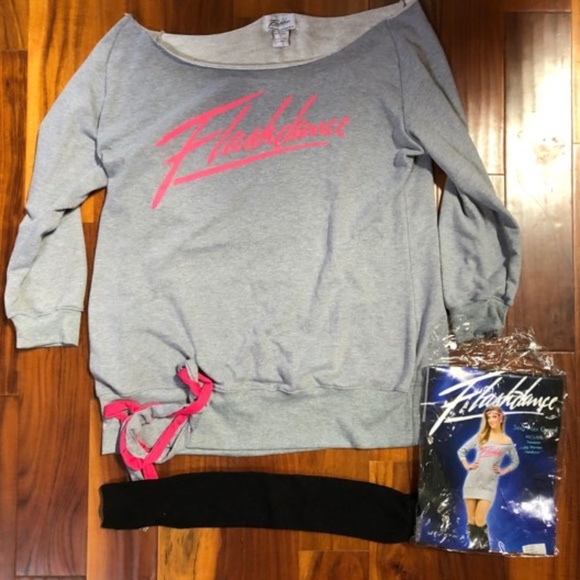 80s Outfits Costume Accessories for Women,Pink Lips Print Off Shoulder T-Shirt for 80s Costumes